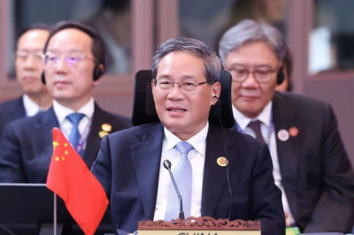 លោក Li Qiang នាយករដ្ឋមន្ត្រីចិនអញ្ជើញចូលរួមកិច្ចប្រជុំកំពូលអាស៊ីបូព៌ាលើកទី២០