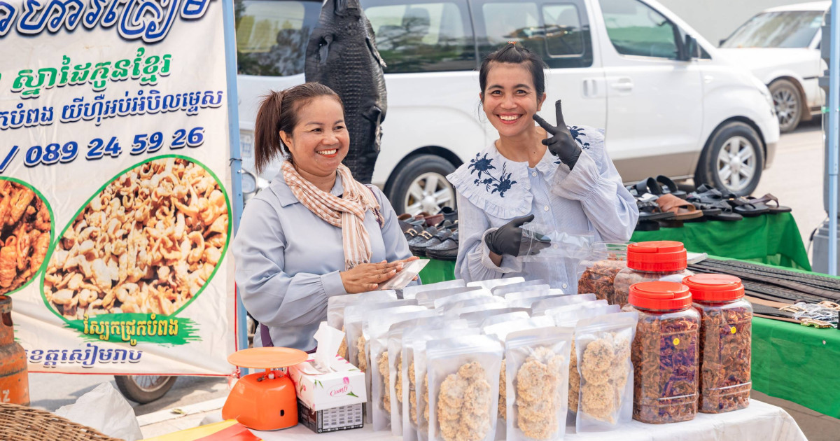 មោទនភាពផលិតផលជាតិ! យុទ្ធនាការ #MadeInCambodia ចាប់ផ្ដើមយ៉ាងគគ្រឹកគគ្រេងនៅមាត់ស្ទឹងសៀមរាប