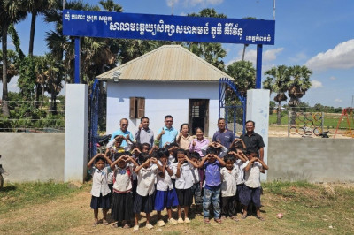 សាលាមត្តេយ្យមានរបង កុមារតូចមានសុវត្ថិភាព សហគមន៍ភូមិគីរីវ័ន្តមានក្តីសង្ឃឹម